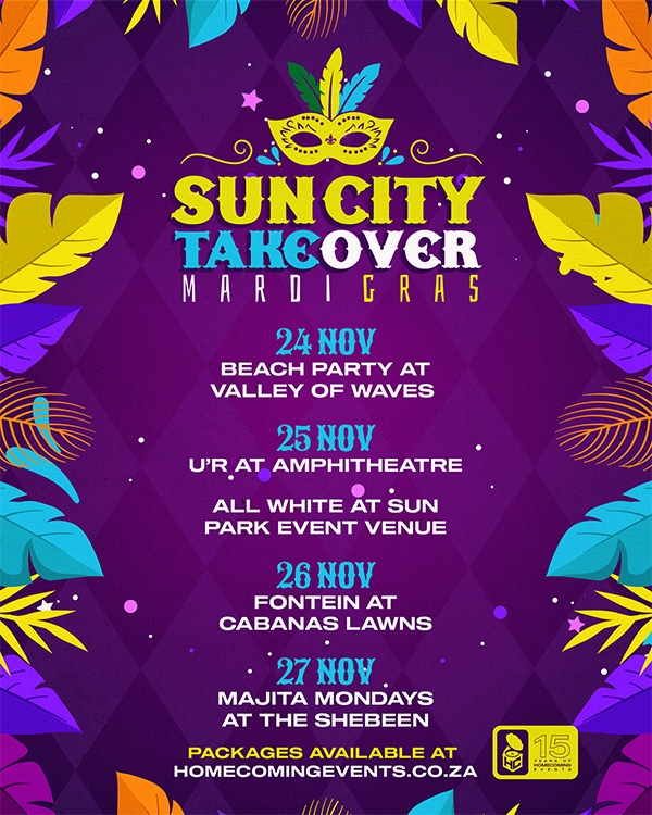Sun City Takeover Events